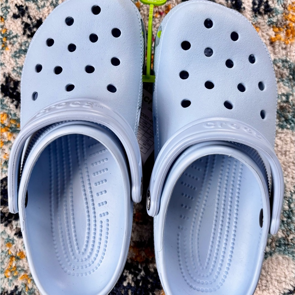 Brand New Crocs Classic Light Blue Shoes